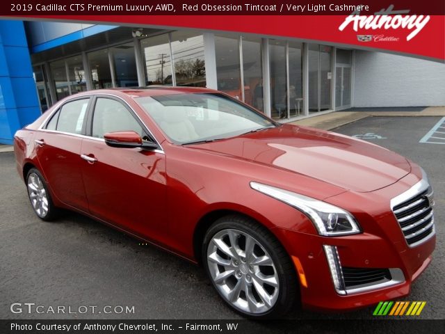 2019 Cadillac CTS Premium Luxury AWD in Red Obsession Tintcoat
