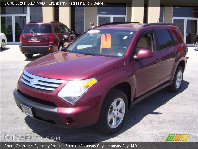2008 Suzuki XL7 AWD in Cranberry Red Metallic