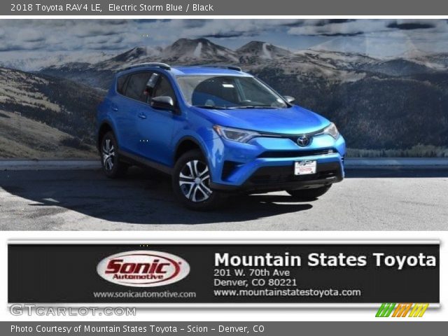 2018 Toyota RAV4 LE in Electric Storm Blue
