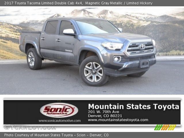 2017 Toyota Tacoma Limited Double Cab 4x4 in Magnetic Gray Metallic