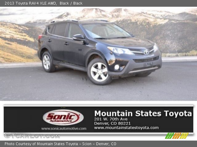 2013 Toyota RAV4 XLE AWD in Black