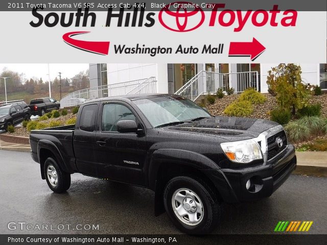 2011 Toyota Tacoma V6 SR5 Access Cab 4x4 in Black