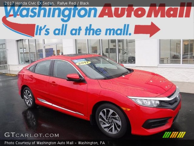 2017 Honda Civic EX Sedan in Rallye Red