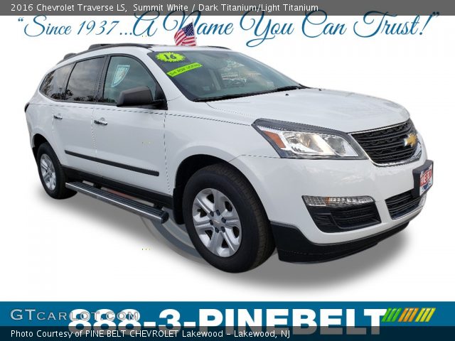 2016 Chevrolet Traverse LS in Summit White
