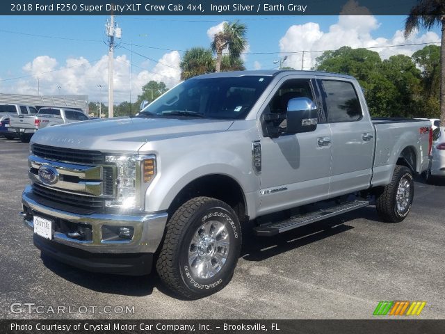 2018 Ford F250 Super Duty XLT Crew Cab 4x4 in Ingot Silver