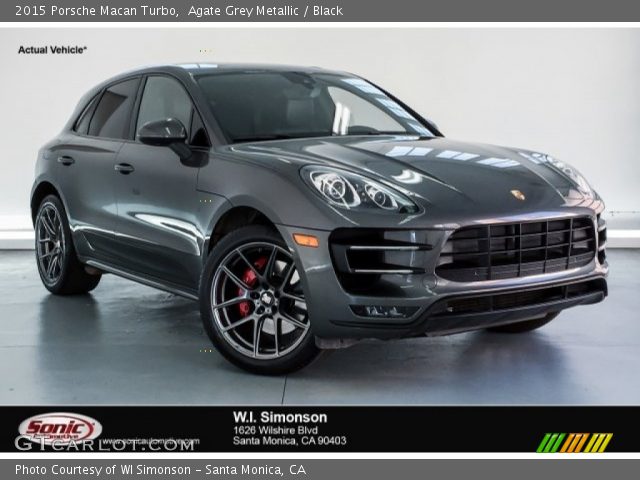 2015 Porsche Macan Turbo in Agate Grey Metallic