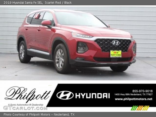 2019 Hyundai Santa Fe SEL in Scarlet Red