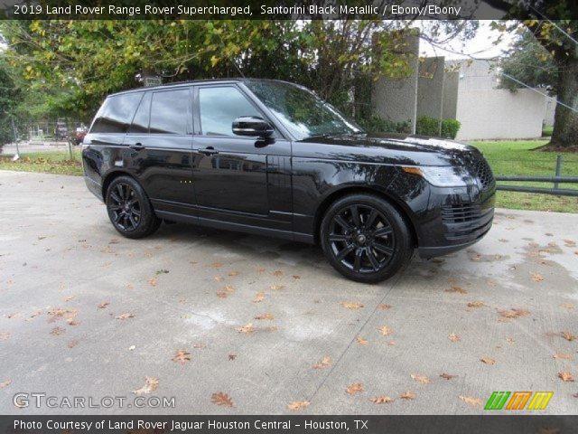 2019 Land Rover Range Rover Supercharged in Santorini Black Metallic