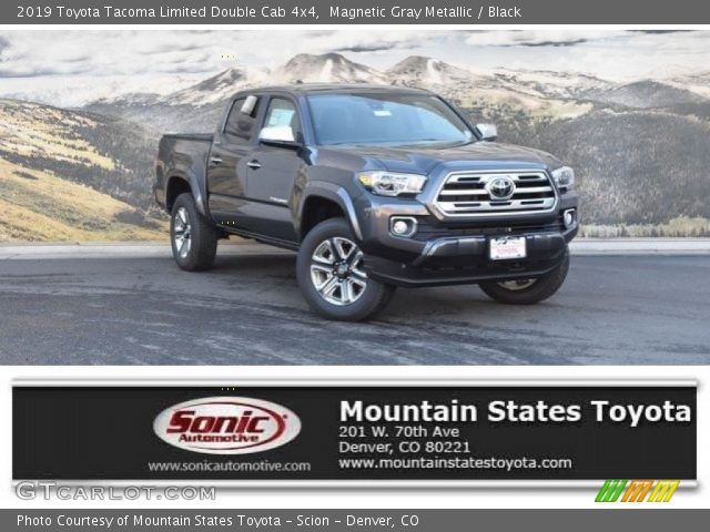 2019 Toyota Tacoma Limited Double Cab 4x4 in Magnetic Gray Metallic