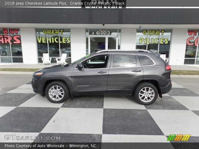 2018 Jeep Cherokee Latitude Plus in Granite Crystal Metallic