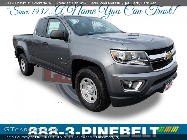 2019 Chevrolet Colorado WT Extended Cab 4x4 in Satin Steel Metallic