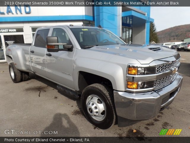 2019 Chevrolet Silverado 3500HD Work Truck Crew Cab 4x4 in Silver Ice Metallic