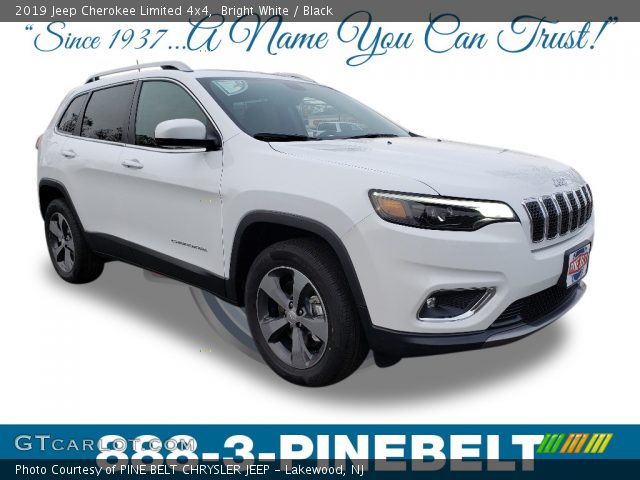 2019 Jeep Cherokee Limited 4x4 in Bright White