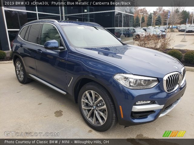 2019 BMW X3 xDrive30i in Phytonic Blue Metallic