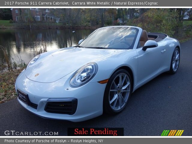 2017 Porsche 911 Carrera Cabriolet in Carrara White Metallic