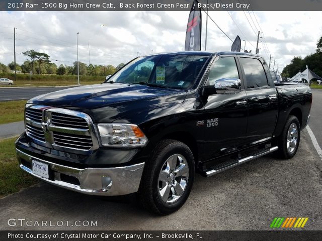 2017 Ram 1500 Big Horn Crew Cab in Black Forest Green Pearl