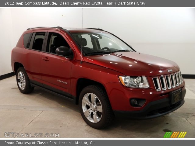2012 Jeep Compass Latitude in Deep Cherry Red Crystal Pearl