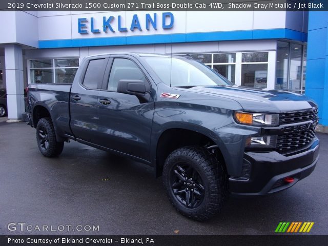 2019 Chevrolet Silverado 1500 Custom Z71 Trail Boss Double Cab 4WD in Shadow Gray Metallic