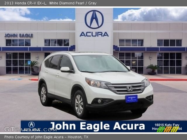 2013 Honda CR-V EX-L in White Diamond Pearl