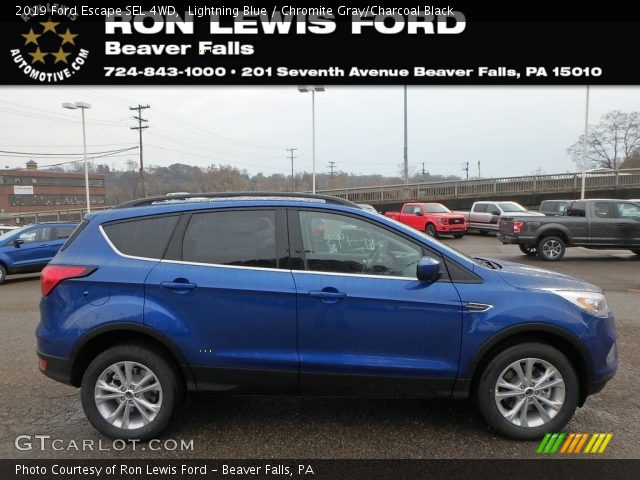 2019 Ford Escape SEL 4WD in Lightning Blue