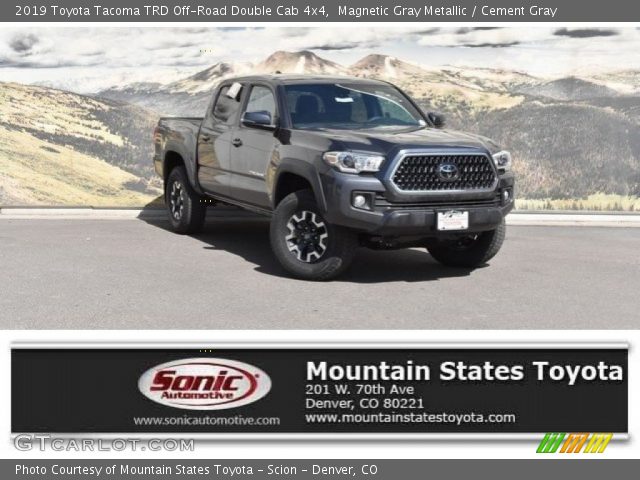 2019 Toyota Tacoma TRD Off-Road Double Cab 4x4 in Magnetic Gray Metallic