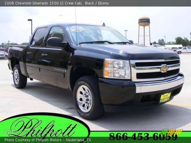 2008 Chevrolet Silverado 1500 LS Crew Cab in Black