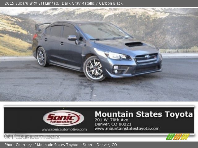 2015 Subaru WRX STI Limited in Dark Gray Metallic