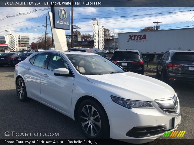 2016 Acura TLX 2.4 in Bellanova White Pearl