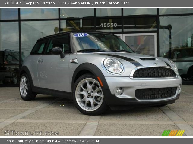 2008 Mini Cooper S Hardtop in Pure Silver Metallic