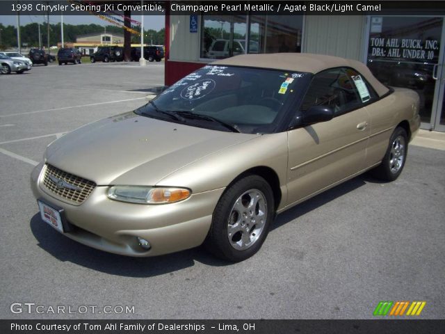 1998 Chrysler Sebring JXi Convertible in Champagne Pearl Metallic