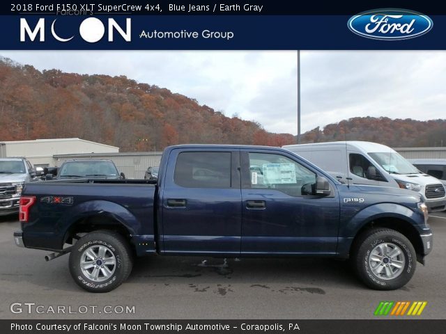 2018 Ford F150 XLT SuperCrew 4x4 in Blue Jeans