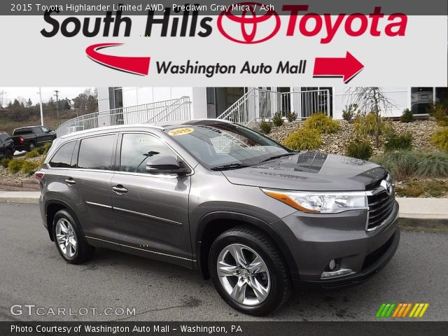 2015 Toyota Highlander Limited AWD in Predawn Gray Mica