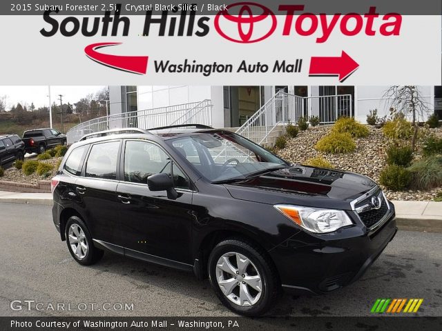 2015 Subaru Forester 2.5i in Crystal Black Silica