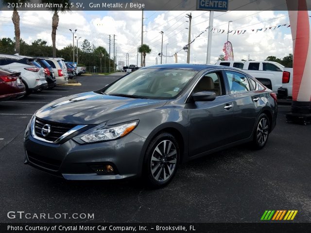 2017 Nissan Altima 2.5 SV in Gun Metallic