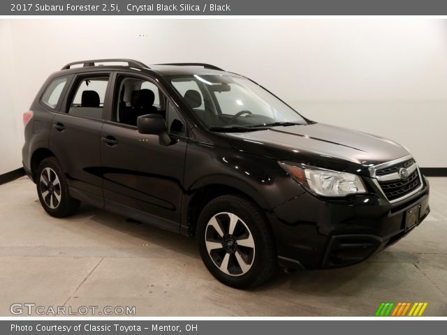 2017 Subaru Forester 2.5i in Crystal Black Silica