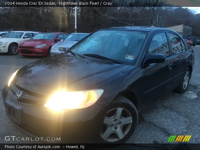 2004 Honda Civic EX Sedan in Nighthawk Black Pearl