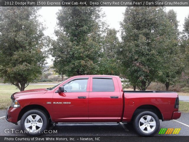 2012 Dodge Ram 1500 Express Crew Cab 4x4 in Deep Cherry Red Crystal Pearl