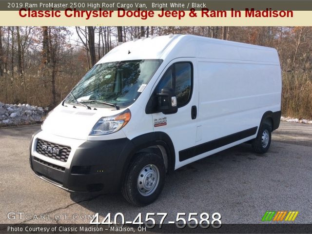 2019 Ram ProMaster 2500 High Roof Cargo Van in Bright White