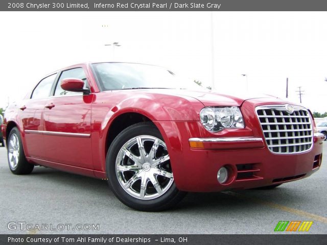 2008 Chrysler 300 Limited in Inferno Red Crystal Pearl
