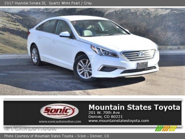 2017 Hyundai Sonata SE in Quartz White Pearl