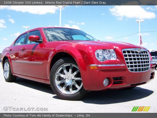 2008 Chrysler 300 Limited in Inferno Red Crystal Pearl