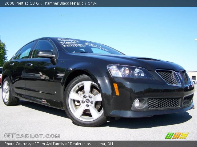2008 Pontiac G8 GT in Panther Black Metallic