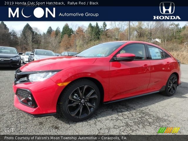 2019 Honda Civic Sport Hatchback in Rallye Red
