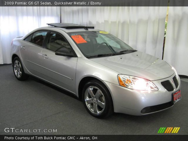 2009 Pontiac G6 GT Sedan in Quicksilver Metallic