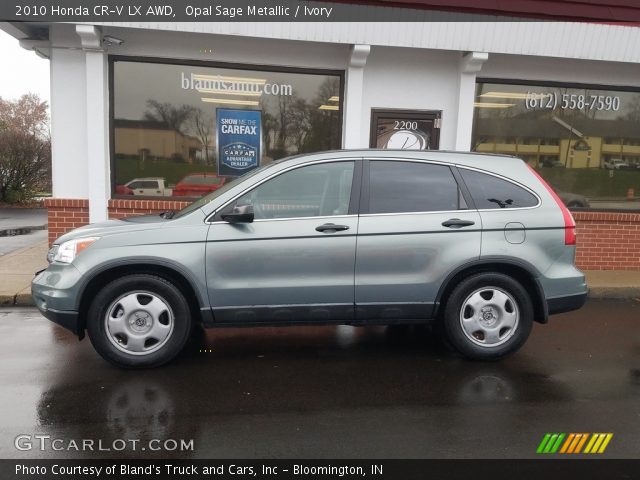 2010 Honda CR-V LX AWD in Opal Sage Metallic