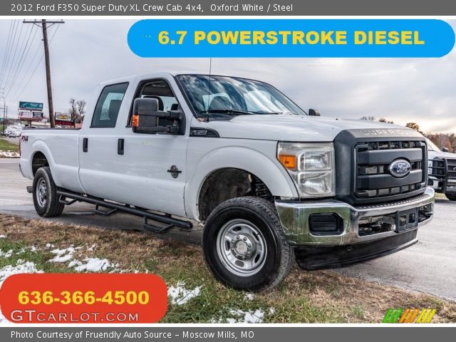 2012 Ford F350 Super Duty XL Crew Cab 4x4 in Oxford White