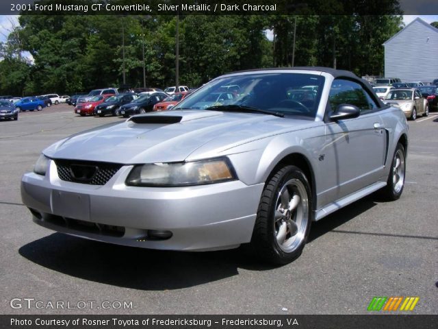 2001 Ford Mustang GT Convertible in Silver Metallic