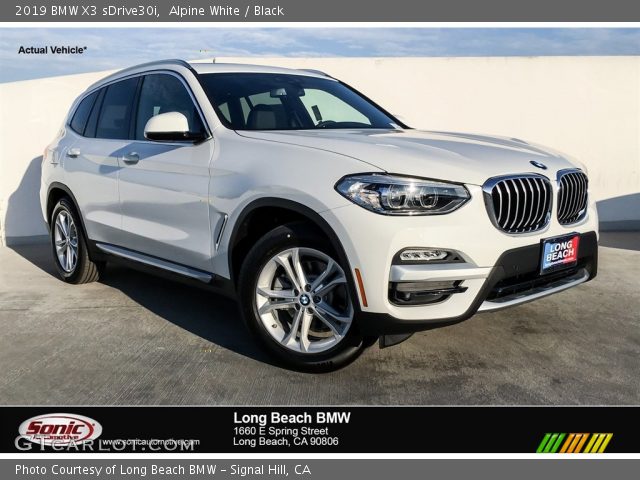 2019 BMW X3 sDrive30i in Alpine White