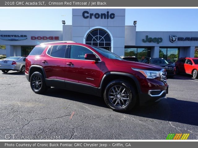 2018 GMC Acadia SLT in Crimson Red Tintcoat