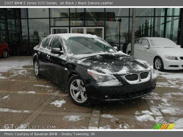 2007 BMW 5 Series 525i Sedan in Jet Black